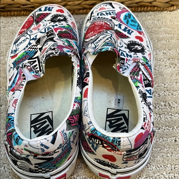 Vans BMX “Those Aren’t Vans” Print Unisex Skater Slip On Sneakers W 8 /M 6.5 EUC - Picture 6 of 10